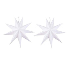 ARTFFEL Vola 2 Pezzi 3D Stella di Carta Lanterna Paralume for la Festa Nuziale di Natale Home Decor .Compleanno