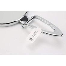 Specchio cosmetico Mirro con ingrandimento a Doppia Faccia per Bagno Camera da Letto (Argento)