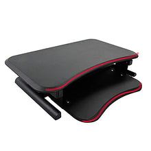 GaoF Scrivania per Computer con Sollevamento in Piedi, banco da Lavoro per Laptop Desktop, scrivania Pieghevole, Supporto per Monitor Regolabile in Altezza 14-45
