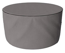 SORARA Copertura Protettiva per Tavolo Rotondo e Set Sedia | Grigio | Ø 178 x 90 cm | Idrorepellente