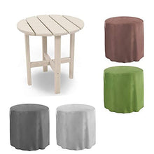 LLKK, copertura per mobili da giardino, per balconi, tavolino da caffè, resistente, impermeabile, anti-sbiadimento, per tavolo rotondo e sedie