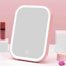 LXRZLS Specchio per vestirsi Leggero da tavolino con Luce per Il Sonno Specchio per Il parcheggio Portatile a Forma di Specchio Femminile