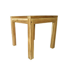 CHICREAT T80859 Teak, Circa Tavolo da Giardino in Legno Massiccio, 50 x 50 x 50 cm, Marrone