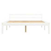 SKM Giroletto con 2 Cassetti Bianco in Massello di Pino 120x200 cm (28.23kg)