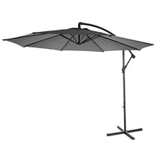Mendler Ombrellone Giardino Spiaggia Acerra 3m Senza Base Grigio
