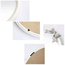 DZX Home Specchio Europeo Specchio da Parete Specchio da Bagno Specchio da Bagno Specchio per Il Trucco, Specchio da Trucco Bianco