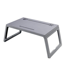 HHOSBFSS Scrivania Pieghevole, Scrivania per Laptop Regolabile per Computer Domestico, Tavolo da Studio per Dormitorio Picnic, Tavolo da Studio per Laptop (Color : Gray)