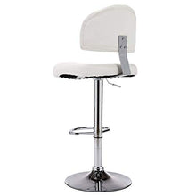 Festnight Sgabelli da Bar 2 pz Bianchi in Similpelle,Design Ergonomico