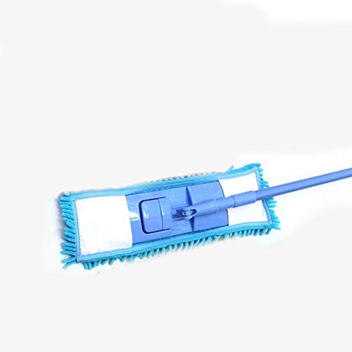 WAMSY Mop Pulizia Scopa Pavimento in Legno di Ciniglia Pieghevole per Uso Domestico Funzione Spray Altro