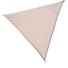 Gebor Outdoor – Schaduwdoek – Driehoek – Tuin – Balcone, Campeggio – Zomer – Stralen Uv – Beige – 3 x 3 x 3 metri
