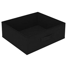 vidaXL Armadietto con 4 Cestini Cassettiera Smontabile Armadio Contenitore da Viaggio Cassetti Scaffale Scaffalatura Organizzatore Tessuto Nero