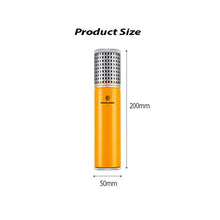 YYYUR Acciaio Inossidabile Cigar Tube, Lega di Zinco Portatile Tubo Cigar Crema idratante, 4 Sigari, Viaggi Lavoro Casual Cigar Tube, 50 x 200 mm,B