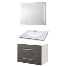 Fackelmann Set di mobili da Bagno Como Mobiletto da Bagno/lavabo/Specchio