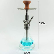 GSYH Acciaio Inossidabile Narghilè 55cm Shisha Tubi Completi Fumatori Tubo di Acqua per Il Partito di Sala