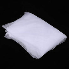 UYG zanzariera a rete quadrata per letto singolo, copertura per dormitorio, bianco, 190x90x150cm