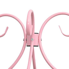 SKM Letto a Baldacchino Rosa in Metallo 180x200 cm