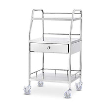 Carrello medico in Acciaio Inossidabile a Tre Strati, Veicolo Medico Chirurgico, Automobile per Strumenti per Cambio Veicolo, Carrello di Emergenza per Medicina Infermieristica