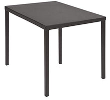 RD ITALIA Tavolo da Giardino 188x88x75 cm in Acciaio Dorio 190X90 Antracite