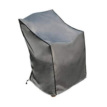 SORARA Copertura Protettiva per Sedia impilabile o reclinabile | Grigio | 67 x 67 x 67 x 110 cm | Idrorepellente