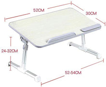 TONG HXF- Tavolo Computer Tavolo scrivania Portatile Pieghevole può Essere sollevato e abbassato Piccola scrivania Durevole (Color : B(50 * 30 * 24~32cm))