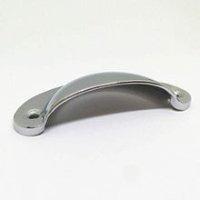 12 Half-Moon Linc Ley Shell Handles, Cassettiera Retro Cassetto Cassetto Maniglie, Armadio antico Cassettiera Cassettiera Cassettiera Cassettiera Cassettiera Maniglia Maniglia Manopola 82mm × 35mm