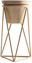 ShiSyan. Metallo Impianto Allestimento Stand casa Materiali Flower Pot Cerimonia Nuziale del Supporto Venue Decorazione Floreale Rack Stand Oro Plant (Dimensioni: 12,5 × 25 × 14 Centimetri)