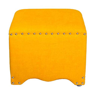 Mobili per la casa e Giardino Sgabello Imbottito in Stile Europeo per Sgabello/Trucco/Sgabello per Divano Quadrato per tavolino Soggiorno Giallo Ottomani da Cucina
