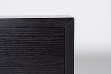 D.G.M. Srl Cassettiera comò Orizzontale Cronos con 4 cassetti, Legno con Finitura Wengé, Nero, L.100,5 x P.45 x H.76 cm