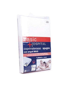 Shopmix Coprimaterasso 130x200 Basic Hospital Liscio Elegance 1 Piazza E Mezzo, 000 Unico, Uni