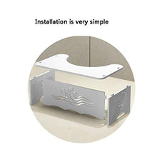 H-M-SJZ Sgabello da Toilette Sgabello per Toilette Sgabello da Bagno Antiscivolo Bagno Toilette Postura di Seduta Corretta per i Risultati più sani 47x27x17.5cm, 47x27x13cm (Size : 47x27x13cm)