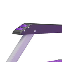 LLSS Lettini e poltrone da Giardino Mobili da Esterno Letto Pieghevole Viola con Cuscino Grigio Lettino Prendisole Sedia Regolabile per la Spiaggia Piscina Patio Esterno Giard