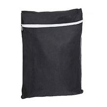 FEZBD Patio Hanging Copertura della Sedia, Uovo Altalena da 210D Impermeabile e Antipolvere in Tessuto Esterno del Giardino del Rattan di Vimini Swing Chair Cover (190 * 115cm),Nero