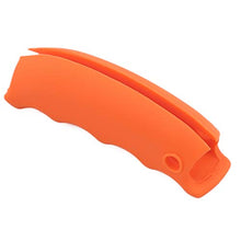 JOOFFF Maniglia per Borsa da Trasporto in Silicone Maniglia per Borsa per la Spesa con Una Presa da Viaggio,Arancia
