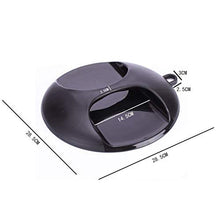 XTXY Specchio per Il Trucco a Parete Specchio per Il Trucco Regolabile Specchio da Appendere a Parete per Bagno O Specchio per Il Trucco Portatile (Nero)