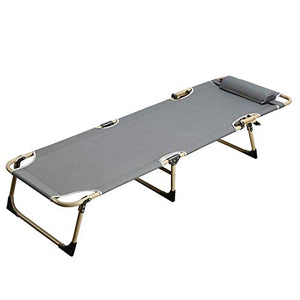 Lettino prendisole pieghevole Lettino singolo pieghevole Sedia a sdraio spiaggia Lettino prendisole portatile Ufficio Pausa pranzo Letto Lettino giardino all'aperto Lettino semplice Letto a quattro