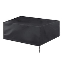 WYZQ Fodere per mobili da Giardino 125x125x71cm, Fodere per mobili, Fodere per tavoli e sedie da Giardino Impermeabili, Antipioggia per Pioggia e Neve, Antivento, antistrappo, Resistenti ai Raggi UV,