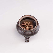 ZAAQ Zen Ornaments - Incenso in Ceramica a Tre Gambe, in Legno di Sandalo Anticato