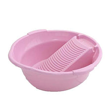 Plastica Washtub con Washboard ispessite Washtub per Il Lavaggio di Biancheria Intima del Bambino di plastica Lavabo, b