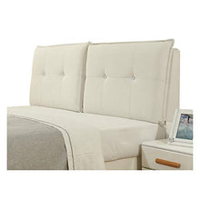 WENZHE Cuscino Testiera Letto Cuscini Lettura Capezzale, Schienale Custodia Morbida Non Crolla Lavabile, Usato per Sala Hotel, 11 Dimensioni (Color : A-Beige, Size : 180x60x10cm)