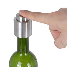 Tarente Acciaio Inossidabile Riutilizzabile Chiuso sotto Vuoto Bottiglia di Champagne Red Wine Stopper Pompa cap (Vino Rosso)