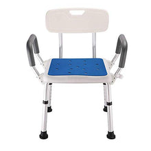 WCY Sedile da Bagno Sonlin con Braccia, Sedia da Doccia con Gambe Regolabili, Anziani/disabili Sgabello da Bagno Sicuro Piedi Antiscivolo |Max.150kg / 23 ° yqaae