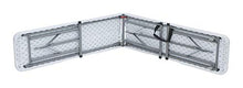 giordano shop Panca Pieghevole per Catering 183x28x43 cm in Polietilene Bianca