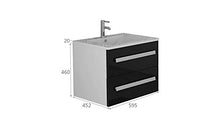 Jet-line, set da bagno per lavabo, colore: arancione, rosa