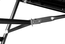 Tavolo da giardino pieghevole Woody per catering, in acciaio, 181 x 75,5 cm, colore: nero