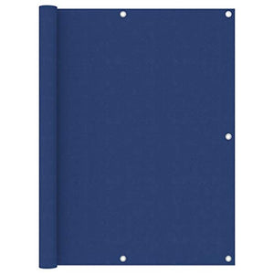 vidaXL Paravento da Balcone Blu 120x300 cm in Tessuto Oxford