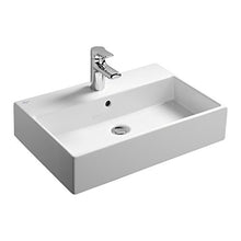 Ideal Standard Lavabo Strada k0778ma, Bianco Ideal Plus, B: 600, t: 420, 1 Perforato Foro del Rubinetto, con Troppo Pieno