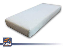 Casatex Coprimaterasso Matrimoniale Elasticizzato, in Spugna Jacquard a Cappuccio con Angoli ed Elastici - Decorato a Righe
