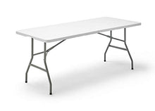 KG KITGARDEN cm KitGarden-Tavolo pieghevole multifunzione, 180 x 74 x 74 cm, bianco, Folding 180, 180 cm