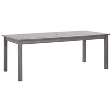 FAMIROSA Tavolo da Giardino Grigio Slavato 200x90x74 cm Legno di Acacia