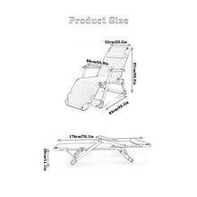 Sedie a sdraio,Sedia a sdraio per impieghi gravosi Pieghevole Zero Gravity,Sedie reclinabili reclinabili Sedie a sdraio impermeabili Sedie a sdraio in metallo per giardino Mobili da giardino Outdoor U
